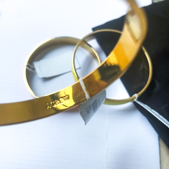 J. CREW Trio of Enamel and Gold Bangles - Picture 4 of 4
